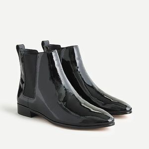 J.Crew Chelsea boots in patent leather